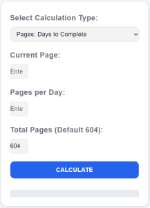 Quran Completion Calculator by alquranlab