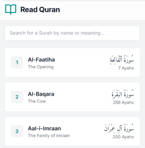 Read Quran by alquranlab