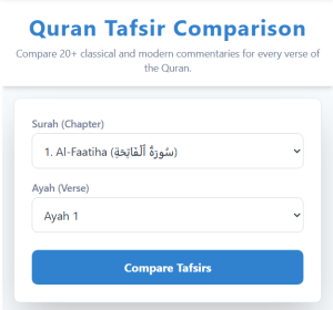 Quran Tafsir Comparison